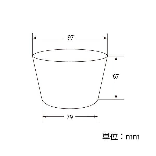 シモジマHEIKO 食品容器 アイスカップ ホワイト 97-300 #004501004 1セット（1000個：50個×20パック）_2