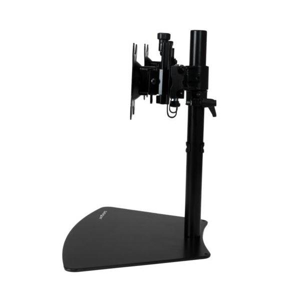 StarTech.com デュアルモニタースタンド 最大24型 VESA規格対応 ARMBARDUO 1台