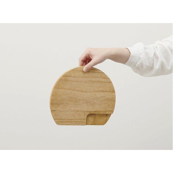 桐 カッティングプレート 丸 木製 天然木 日本製 kirisai 調理器具 キッチン用品 キッチングッズ 皿 まな板_3