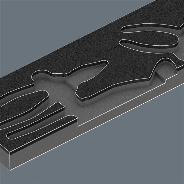 WERA ヴェラ 3点組 KNIPEX プライヤーセット フォームインサート付 150180 工具 作業工具 ツール DIY 道具_1