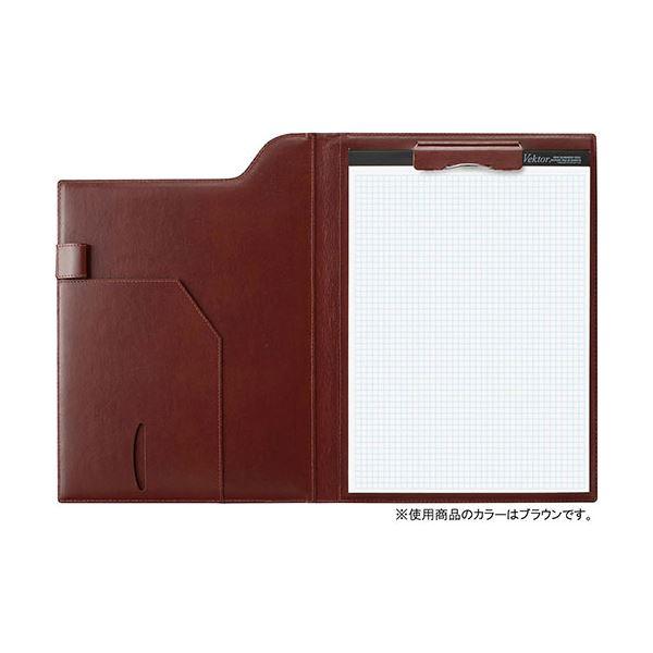 レイメイ藤井 zeitVektor クリップファイル (A4) 再生皮革製 ブラック ZVF654Bの画像