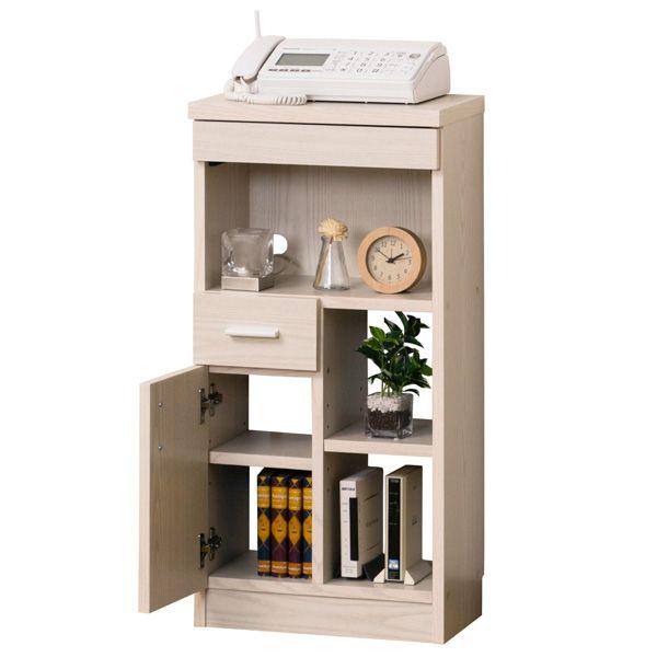 NEWルーター収納 約幅40cm 白木目 完成品 : Mono Natural(イン