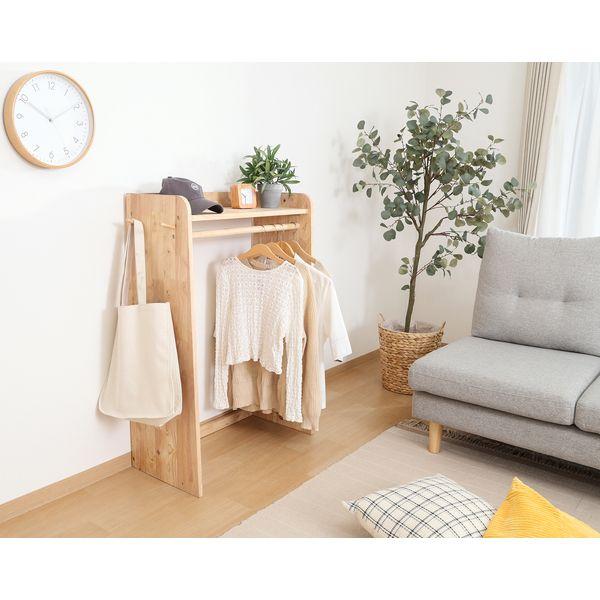 NS 壁面収納ユニット トップハンガーラック 組立品 : Mono Natural