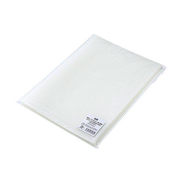 （まとめ） TANOSEE 再生レールホルダー 替え表紙 A4タテ 10-20枚収容 1パック（30枚） 〔×5セット〕の画像