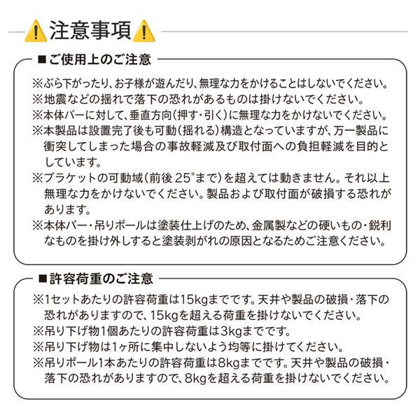ランドリーバー LB-1 本体バー BK(ブラック) M 30020015の画像
