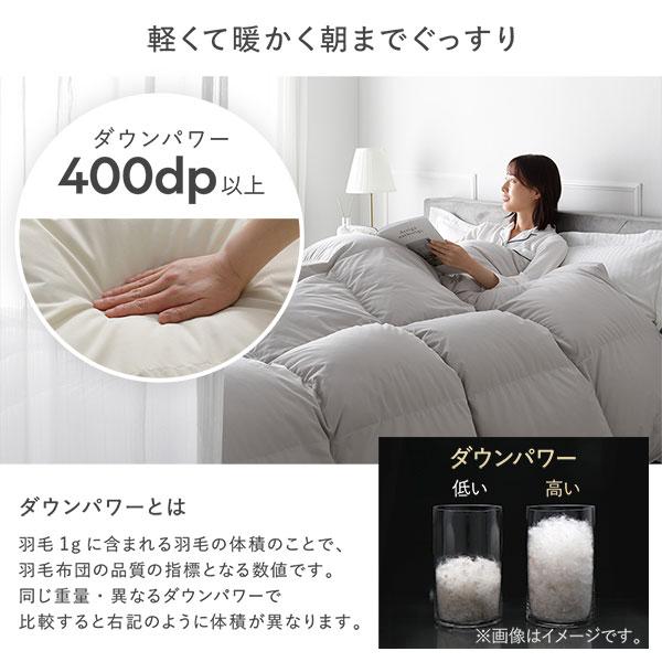 羽毛 掛け布団 シングル ホワイト ダウン率93％ 日本製 高品質ホワイトダックダウン 防ダニ 防花粉 防汚 抗菌 防臭 掛布団_7