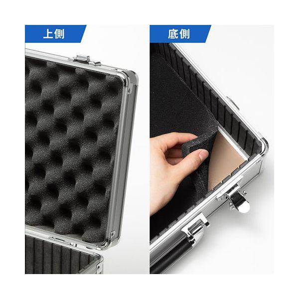 サンワサプライ キャリングアルミケース シルバー MM-WGS6-BOX1 : Mono