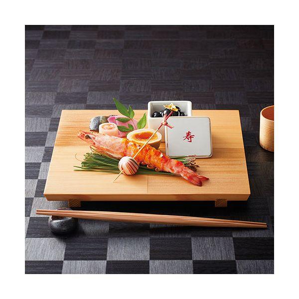 ヤマコー 用美 業務用 木曽杉・市松盛器 クリアー 正角 yamaco32540の画像
