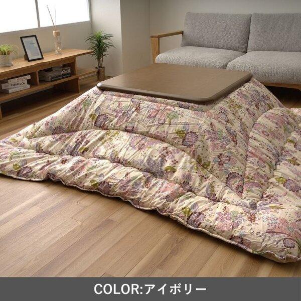 こたつ布団 厚掛 舞妓 IV IV アイボリー 約205×245cm_4