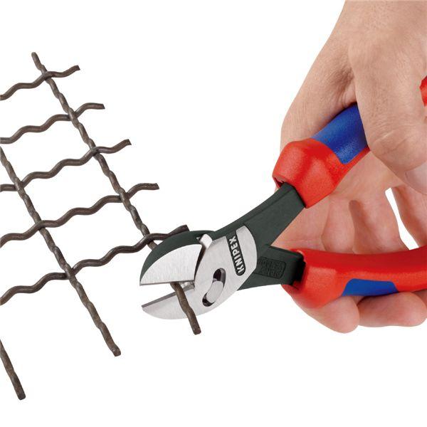 KNIPEX クニペックス ツインフォースニッパー コンフォート 全長180mm 7372-180 工具 ツール DIY 作業工具_2