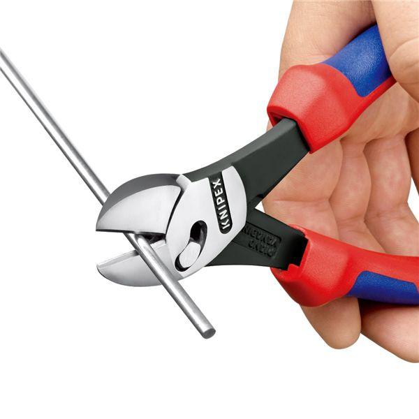 KNIPEX クニペックス ツインフォースニッパー コンフォート 全長180mm 7372-180 工具 ツール DIY 作業工具_4