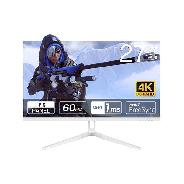 WIS 27インチ 4K60Hzゲーミングモニター 4Kパネル 応答速度MPRT 1ms フリッカーフリー機能搭載 LEDバックライト 27U60HPW_1