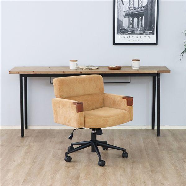 UP384 ウォルクデスクチェア BR ブラウン 組立品_3