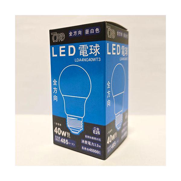 5個セット〕 東京メタル工業 LED電球 E26 昼白色 LDA4NG40WT3X5 : Mono