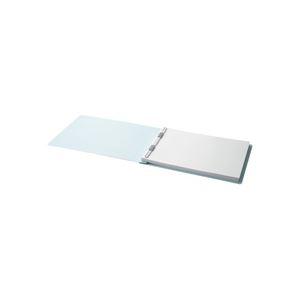 （まとめ）TANOSEE フラットファイル バインダー 2穴 〔スタンダードカラー〕A4ヨコ 150枚収容 ピンク 10冊入×10パック_1