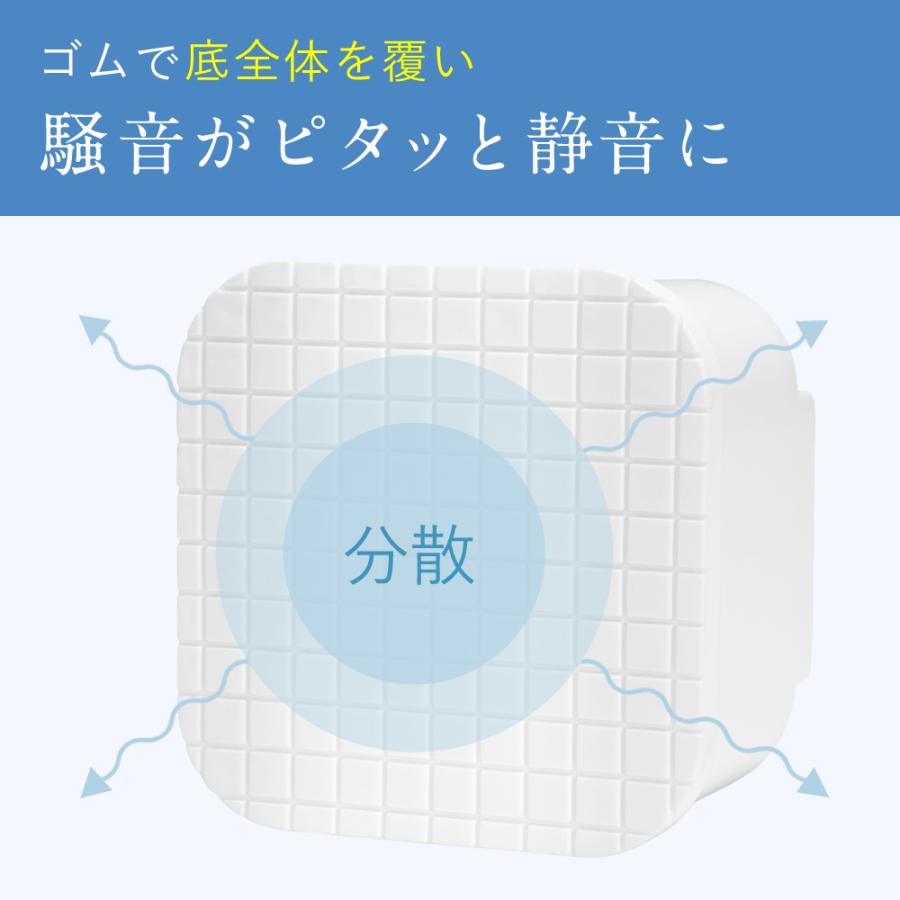 ＼ヤフー1位／＼日本製ズレない／ 高さ10.5cm あげピタくん かさ上げ台 かさあげ 嵩上げ 底上げ 洗濯機 台 置台 置き台 脚 足 防震 防振 ゴム 防水パン｜supplement-life｜07