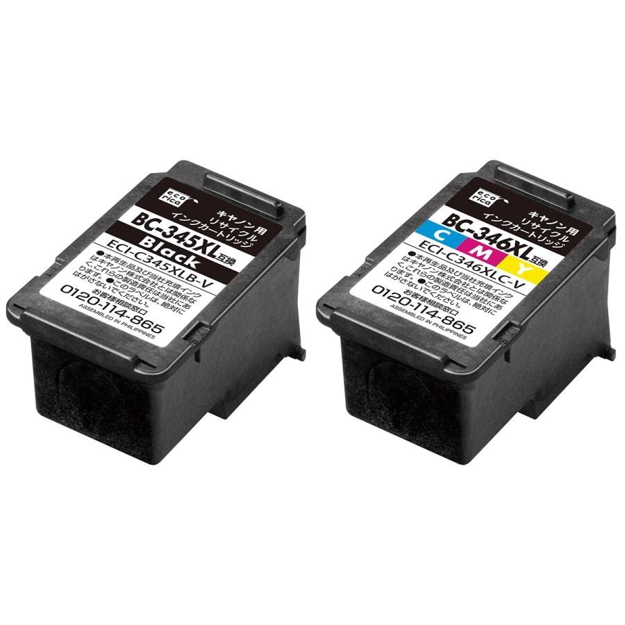 BC-345XL ブラック BC-346XL カラー エコリカ リサイクルインク 2個セット ECI-C345XLB-V ECI-C346XLC-V 各1個 :ECI-C345XLB-VECI-C346XLC-V:SUPPLYR - 通販 - Yahoo!ショッピング BC-345XL ブラック BC-346XL カラー エコリカ リサイクルインク 2個セット ECI-C345XLB-V ECI-C346XLC-V 各1個 :ECI-C345XLB-VECI-C346XLC-V:SUPPLYR - 通販 - Yahoo!ショッピング