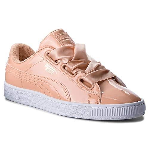 プーマ Puma スニーカー バスケット ハート パテント サテン レディース コーラルピンク 16 16 サプリストア 通販 Yahoo ショッピング