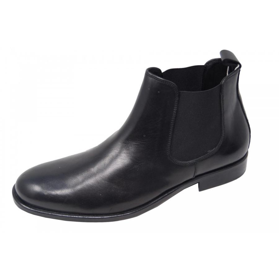 激安の スニーカー サイドゴア レザーブーツ アニエスベー B Agnes 都会のスタイルにマッチするスポーティーでシックなデザイン メンズ 26 5ｃｍ 970acu01 ブラック ブーツ