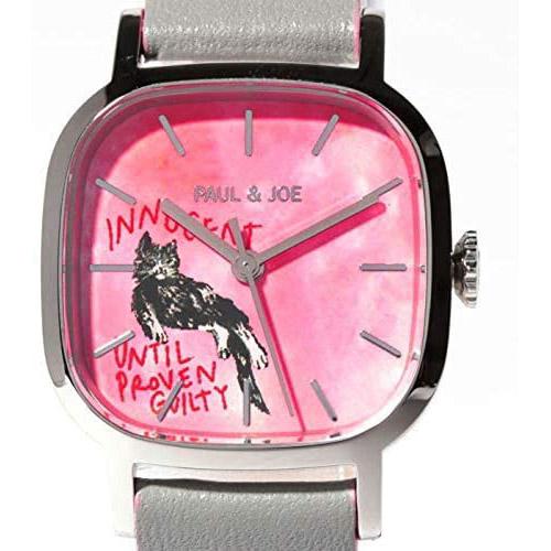 Paul Joe ポール ジョー 腕時計スクウェアコレクション ピンク グレー 猫 Pj6028 44si Pj6028 44si サプリストア 通販 Yahoo ショッピング