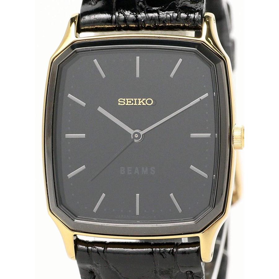 Seiko Beams セイコー ビームス 腕時計 レクタングル Rectangle ブラック ゴールド 限定モデル Seiko Beams Rectangle サプリストア 通販 Yahoo ショッピング