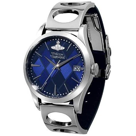 ヴィヴィアンウエストウッドマン メンズ 腕時計アーガイル Men's ウォッチ ブルー BL VW20B8-B64 :VW20B8-B64
