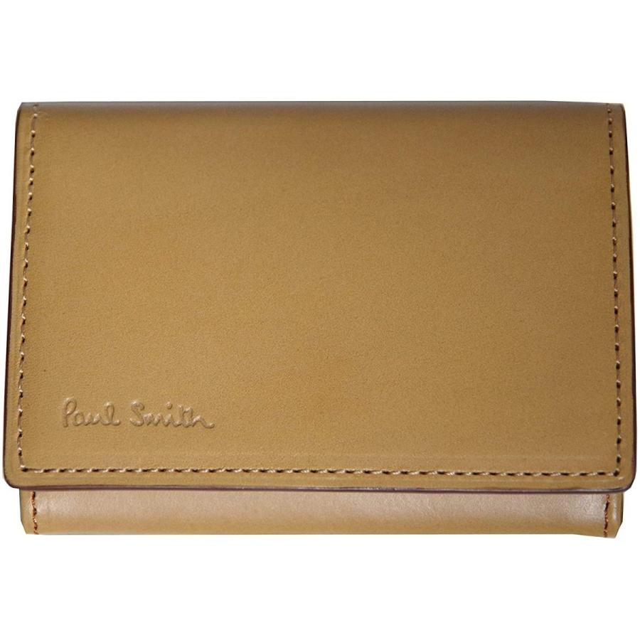 公式 アウトレット安い ポール スミス Paulsmith 名刺入れ ビジネス カードケース 牛革 キャメル Y 新品 新商品通販 Www Samaajeddah Com