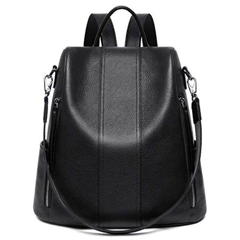 Enmain 黒 リュック レディース リュック ショルダー 防水 本革レザー レディース 3way リュックサック おしゃれ 大人 防水 通勤 ビジネス 通学 防犯 ライム1号店 一番の日本正規品 の