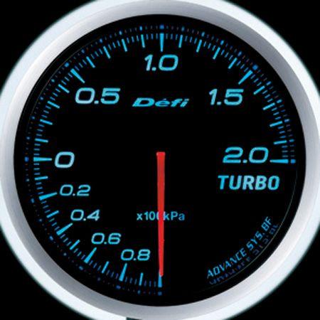 Defi デフィ ADVANCE BF ブルー ターボ計 （ブースト計）(MAX表示2.0K  