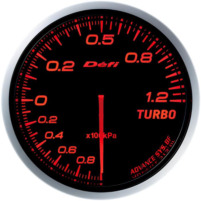 Defi ADVANCE BF ターボ計(1.2K) 60φ アンバーレッド DF10002 単品 ユニット別売 正規品 デフィ | Defi | 01