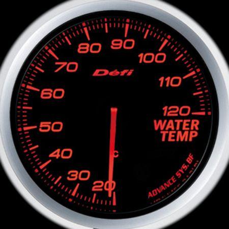 Defi デフィ アドバンスBF 水温計/ウォーターテンプ 赤/アンバーレッド
