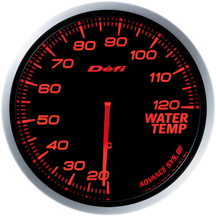 Defi（デフィ） Defi ADVANCE アンバーレッド BF 60φ 水温計＆油温計