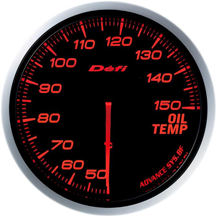 Defi（デフィ） Defi ADVANCE アンバーレッド BF 60φ 水温計＆油温計 2