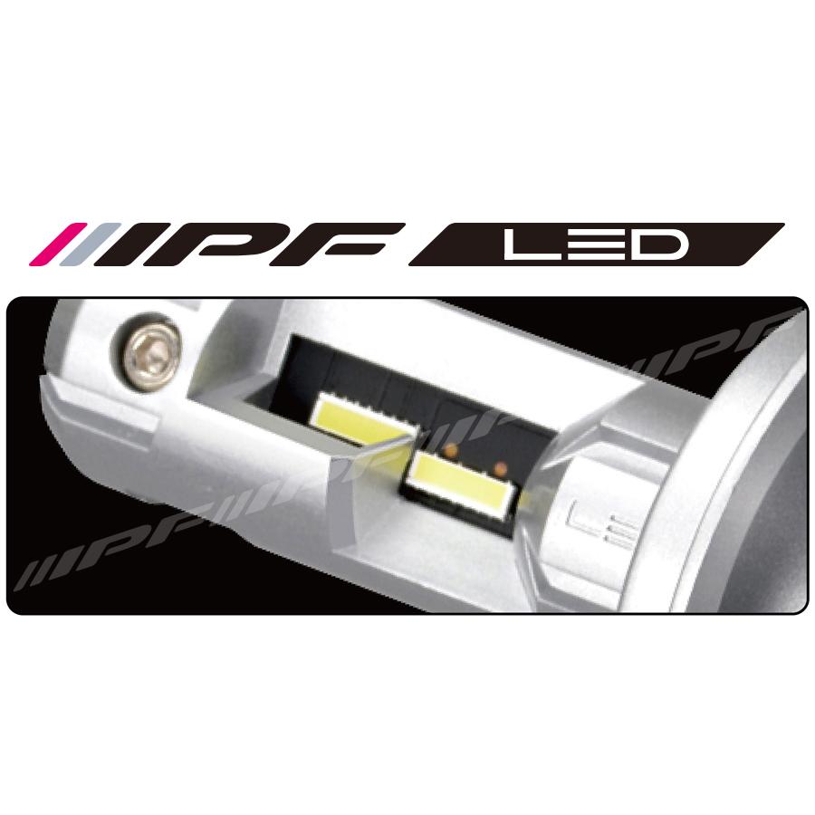 IPF IPF 341HLB3 LEDヘッドライトバルブ H4 Hi/Low 6500K 6000lm 車検