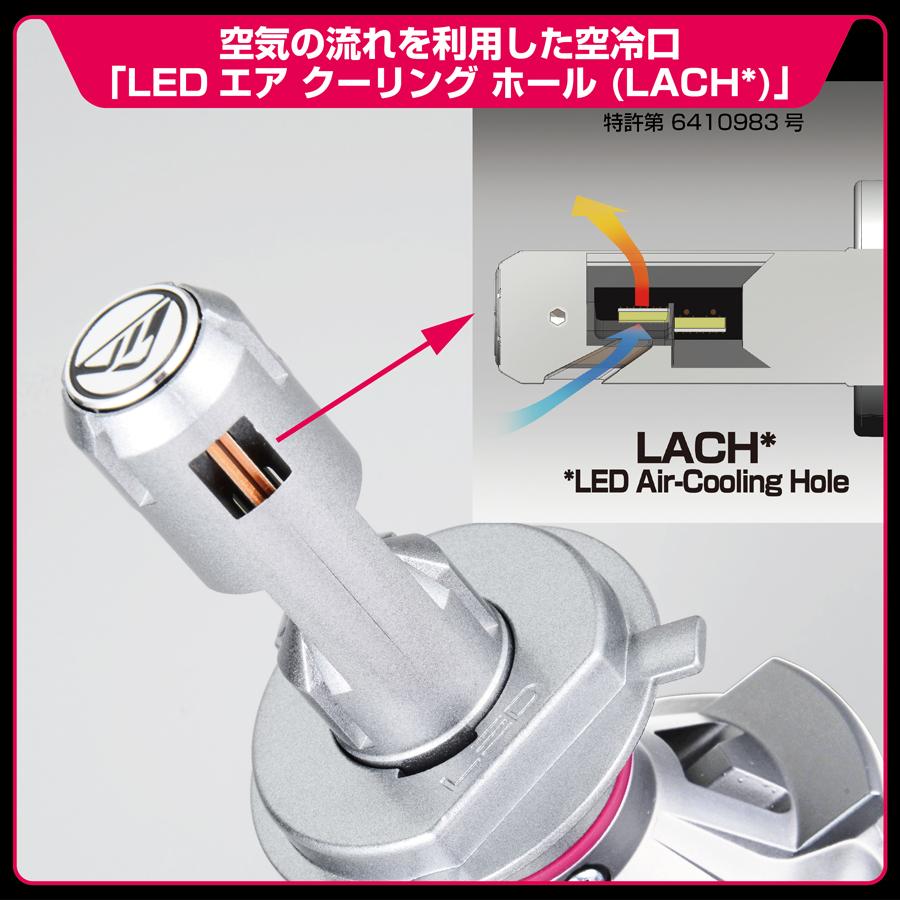IPF IPF 341HLB3 LEDヘッドライトバルブ H4 Hi/Low 6500K 6000lm 車検