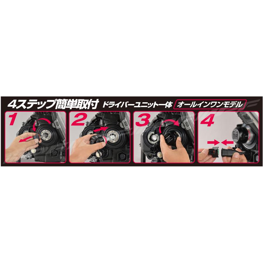 IPF IPF 351HLB3 LEDヘッドライトバルブ HB3 HB4 HIR2 6500K 6000lm