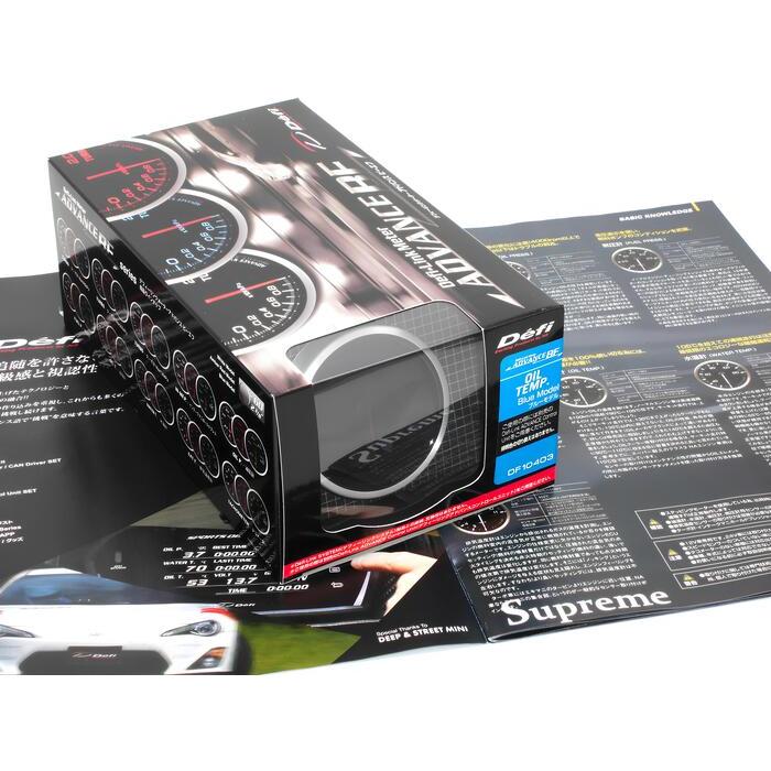 Defi デフィ ADVANCE BF ブルー 油温計 60Φ DF10403 : df10403  