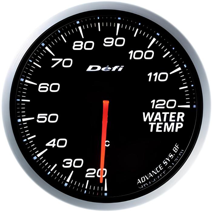Defi advance BF ホワイト　3連　油圧　油温　水温計 Defi ADVANCE ホワイト BF 水温計＆油温計＆油圧計（60φ） 3点セット