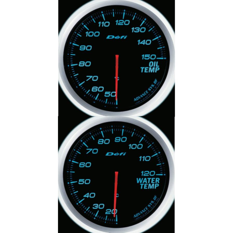 大特価 スプリームDefi ADVANCE ブルー BF 水温計 油温計 ６０φ 新製品