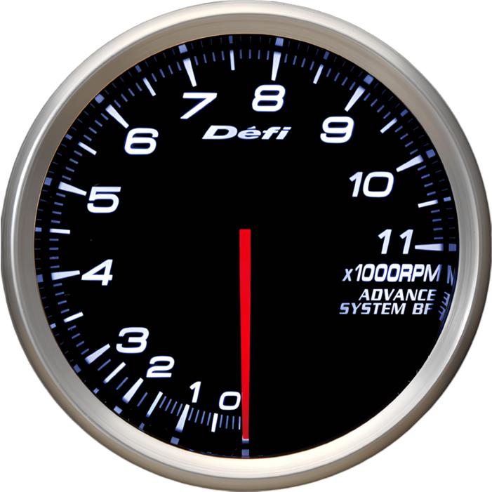 Defi（デフィ） ADVANCE BF ホワイト 80Φ タコメーター Max表示 