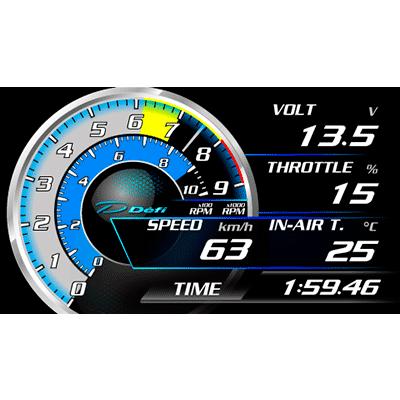 Defi（デフィ） Defi SPORTS DISPLAY F OBDII マルチメーター DF15901