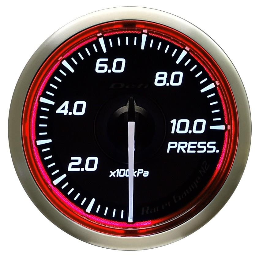 Defi Racer Gauge デフィ レーサーゲージ N2 52Φ （レッド） 圧力計 