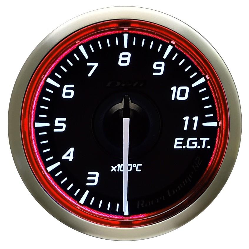Defi Racer Gauge デフィ レーサーゲージ N2 52Φ （レッド）排気温度計 