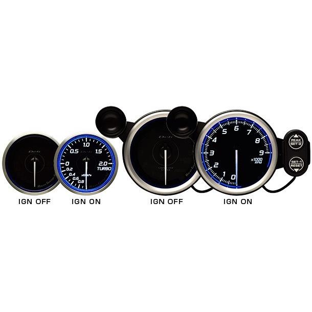 Defi Racer Gauge デフィ レーサーゲージ N2 60φ（ブルー） 圧力計 