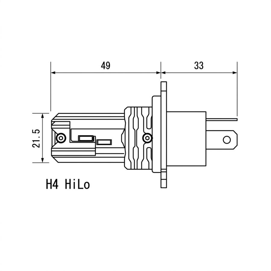 ヴァレンティ（VALENTI） H4 Hi/Low LEDヘッドライト 6000K 車検対応