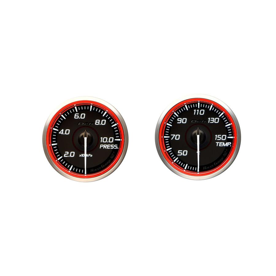 在庫有り Defi デフィ Racer Gauge N2プラス 60Φ（レッド） 圧力計 