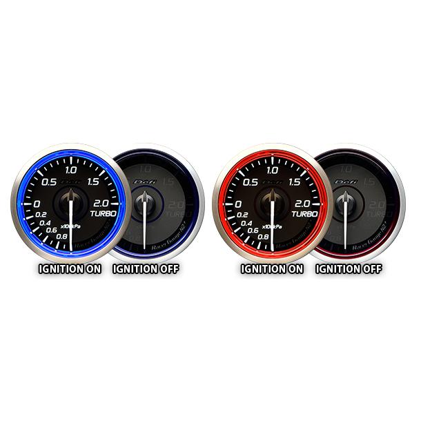 在庫有り Defi デフィ Racer Gauge N2プラス 60Φ（レッド） 圧力計 