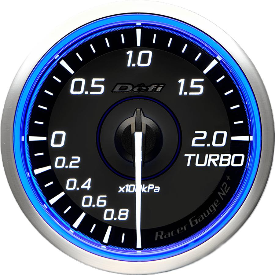 Defi Racer Gauge N2+ ブルー 60φ ターボ 油温 水温 油圧 燃圧