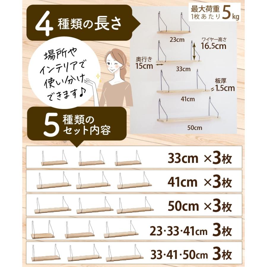 2分で取付】賃貸OK ウォールシェルフ 3枚セット 石膏ボード 2分で取付】賃貸OK ウォールシェルフ 3枚セット 石膏ボード