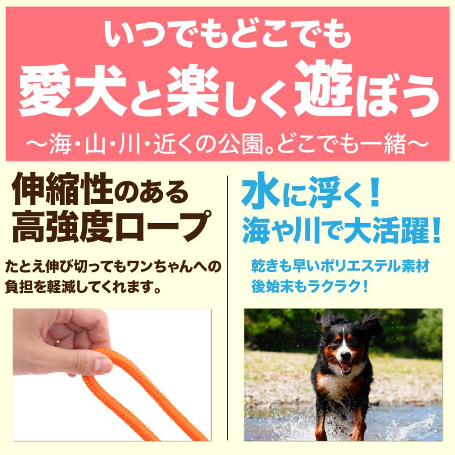 【大好評３万本突破】ロングリード 10m まとめやすい 丸ロープ カラフル 丈夫 外れにくい ナスカン 絡まない 大型犬 中型犬｜suraido｜09